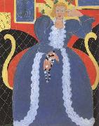 Henri Matisse Lady in Blue (mk35) china oil painting artist